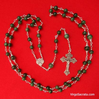 Rosary with Pardon Crucifix in Sterling Silver - Image 2