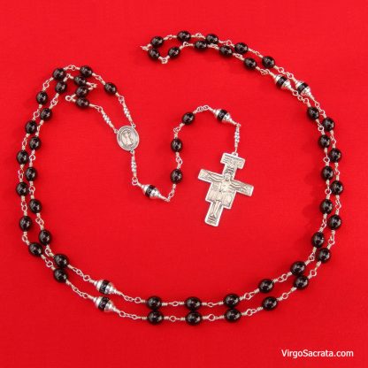 St. Francis of Assisi Rosary with San Damiano Crucifix - Image 3