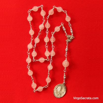 Saint Therese Chaplet in Sterling Silver - Image 2