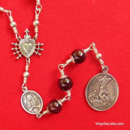 Chaplet of the Seven Sorrows of Our Lady in Sterling Silver - Image 3