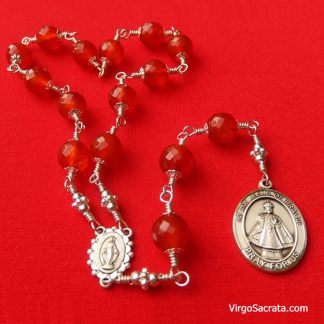 Chapelet Enfant Jésus de Prague en Argent Sterling