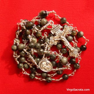 Chapelet Notre-Dame de Miséricorde en Argent Massif