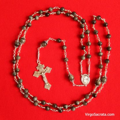 Our Lady of Mercy Rosary in Sterling Silver - Image 2
