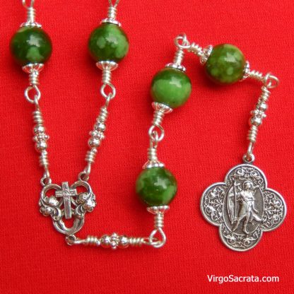 St Raphael the Archangel Chaplet in Sterling-Silver - Image 2