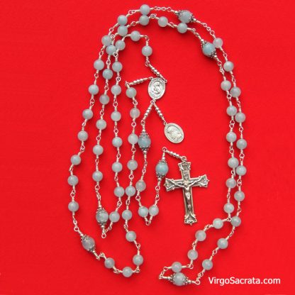 Sterling Silver Six-Decade Brigittine Rosary - Image 2