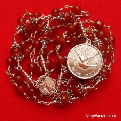 Chapelet du Saint-Esprit en argent sterling