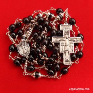 Chapelet de Saint François d'Assise avec Crucifix de Saint Damien
