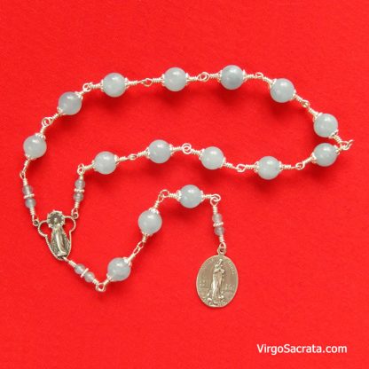 Chapelet Stella Maris en argent sterling