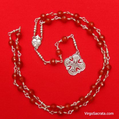 Chaplet of the Precious Blood of Jesus Christ in Sterling Silver - Image 2