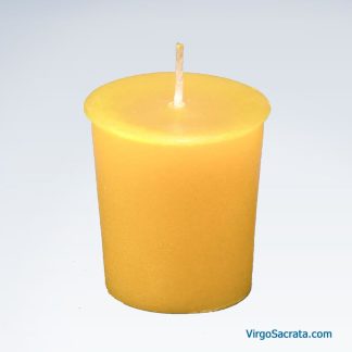 Bougie votive en cire d'abeille 100 % pure